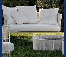 Elegant Sofas and Ottomans