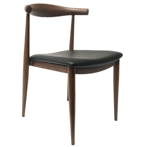 HCCF_Commercial_Furniture_Upholstered_Steel_Timber_Look_Dining_Chair_UC06