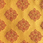 Gold and Red SF107-4 Fabric